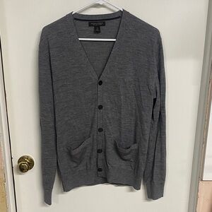 Banana Republic Charcoal Cardigan Sweater